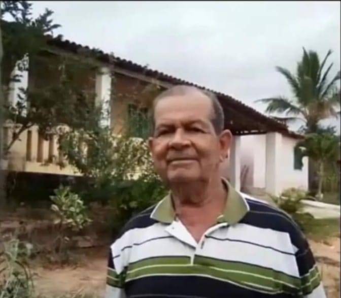 LUTO: Manoel Ferreira Santos, 77 anos, o “Solteiro”, comerciante conhecido e querido em Bom Jesus da Serra