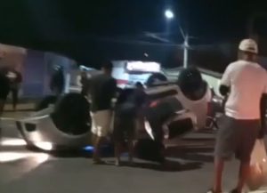 [VÍDEO]: Acidente na Avenida Bartolomeu de Gusmão neste sábado (14) – Assista