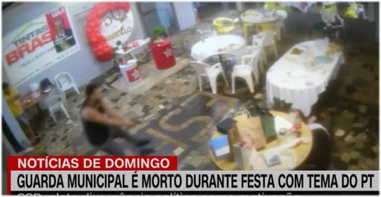 Vídeo: Bolsonarista invade festa com temática petista e mata aniversariante
