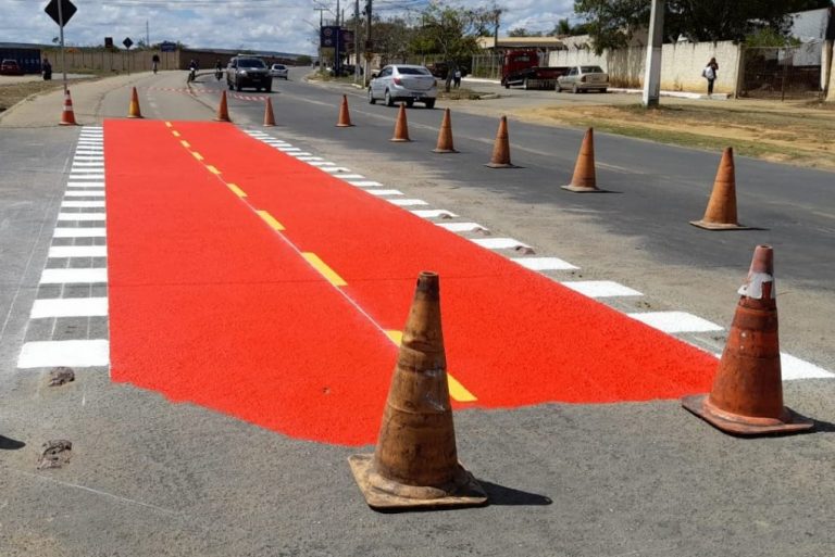 Semob promove manutenção nas ciclovias e ciclofaixas de Vitória da Conquista