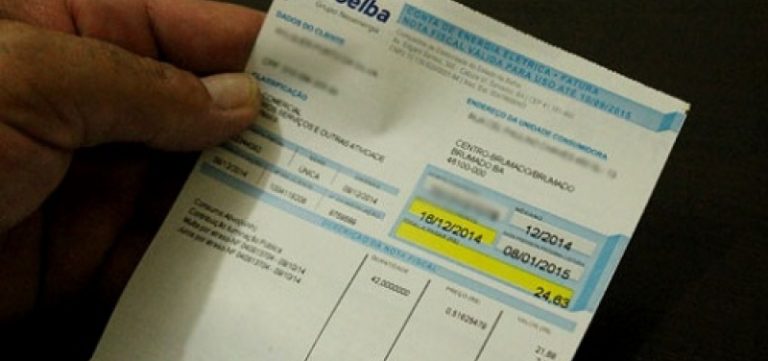 Coelba prorroga descontos de até 40% nas faturas atrasadas