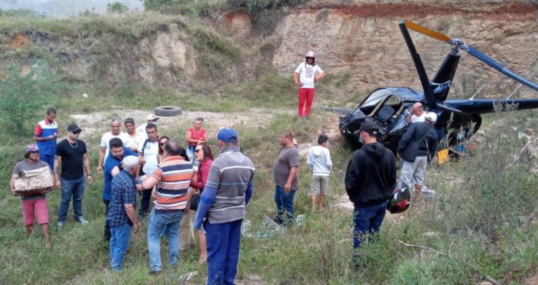 URGENTE: Helicóptero cai com Deputado Jonga Bacelar e Marcinho, políticos passam bem