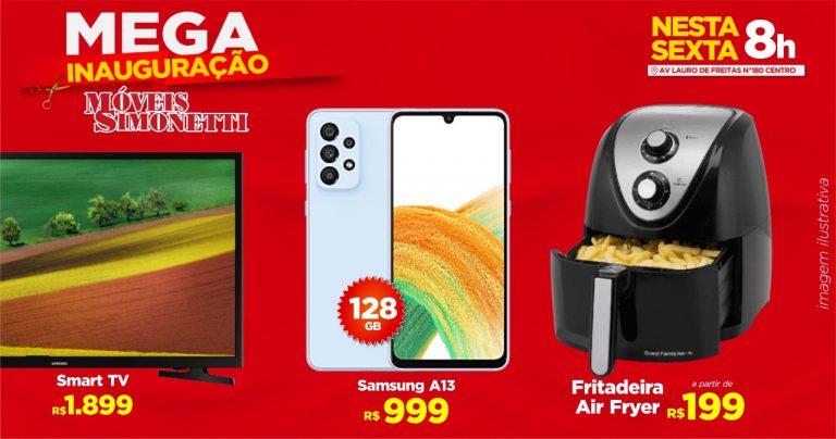 Conquista: Móveis Simonetti anuncia saldão de ofertas na próxima sexta (7)