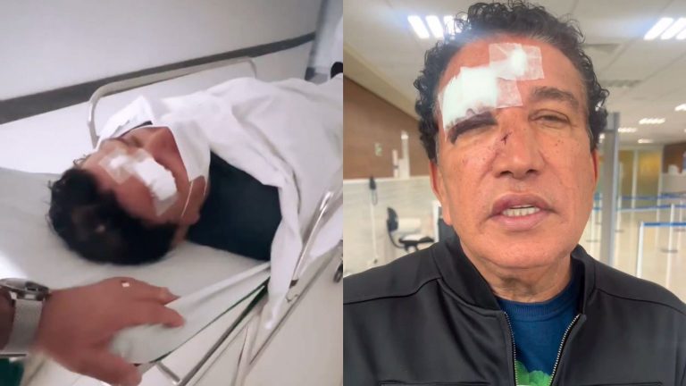 Vídeo: Magno Malta diz que sofreu acidente “com um blindex” no hotel onde ele estava hospedado em Vitória da Conquista, BA