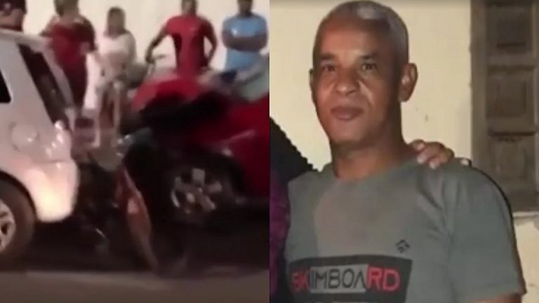 Ciclista morre após ser atropelado e imprensado entre dois carros na avenida Frei Benjamim