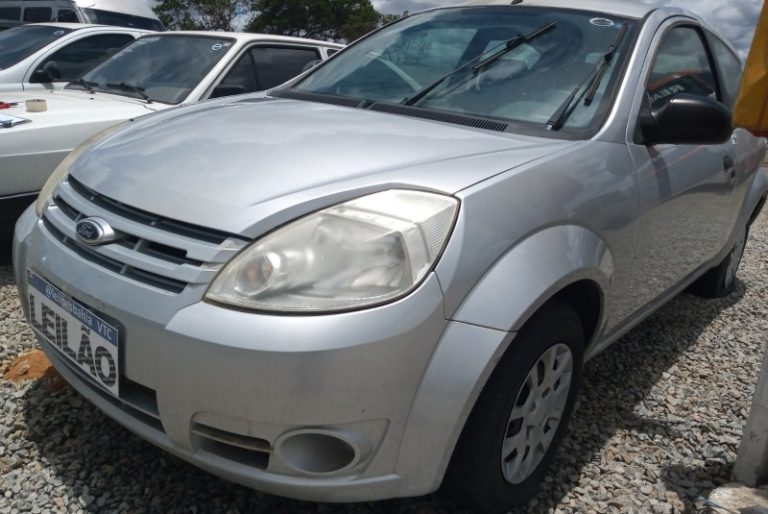 Leilão Detran: Em Vitória da Conquista Ford KA/Flex 2010/2011 com lance mínimo de R$3 mil.
