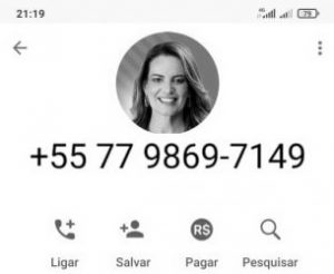 Foto da Prefeita de Vitória da Conquista é usada em golpe do whatsapp