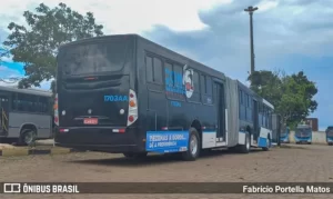 Susto: Ônibus articulado tem princípio de incêndio no Centro de Vitória da Conquista