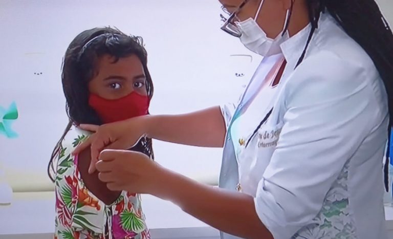 Por falta de estoque SMS supende vacinação contra a Covid-19 para crianças de 5 a 11 anos e de 3 e 4 anos