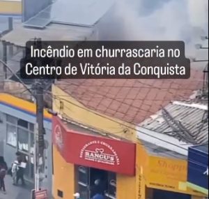 Mais um incêndio em estabelecimento comercial em Vitória da Conquista