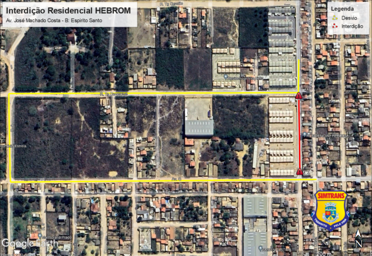 Semob vai interditar avenidas no bairro Espírito Santo nesta quinta-feira (23)