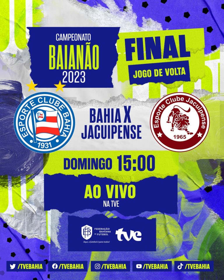 Bahia e Jacuipense na decisão do Baianão na TVE