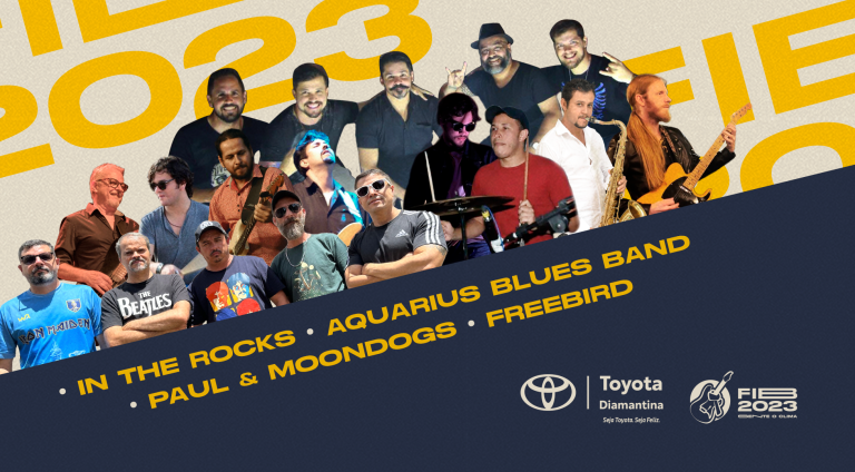 Garagem do Rock’ no FIB 2023 terá ‘In The Rocks’, ‘Paul & The Moondogs’, ‘Aquarius Blues Band’ e ‘Free Bird’