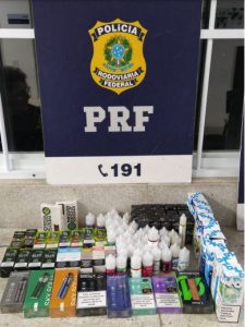 Mais uma carga de cigarros eletrônicos contrabandeadosmé interceptada pela PRF em Vitória da Conquista (BA)