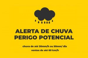 Vitória da Conquista está com alerta amarelo de chuvas intensas