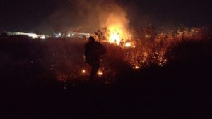 Brigadistas da Semma apagam cerca de 25 focos de incêndio na Serra do Periperi e nas proximidades do anel rodoviário