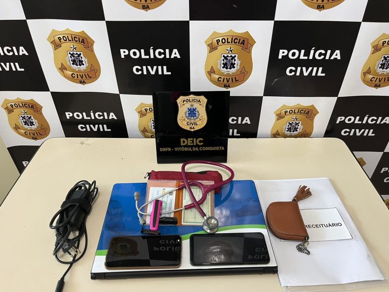 Polícia prende enfermeira que atuava como pediatra em Vitória da Conquista