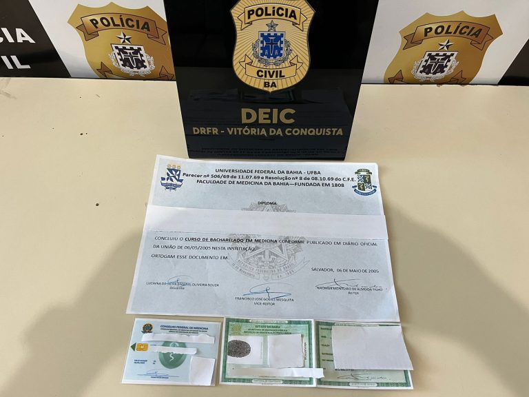 Investigação: Falsa médica presa em Conquista forjou a própria morte, diz delegado