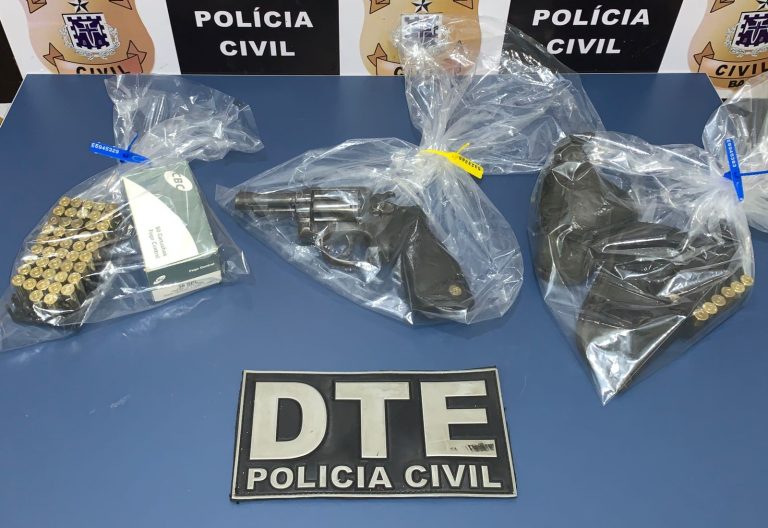 Dezenas de munições são apreendidas pela DTE de Vitória da Conquista