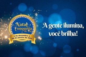 Natal Conquista de Luz: shows de Papalo Monteiro e banda Café com Blues abrem programação na praça Nove de Novembro
