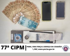 Polícia prende homens que tentavam furtar caixa eletrônico em Vitória da Conquista