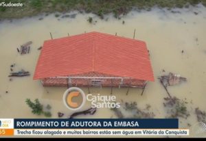 Vídeo: Rompimento de adutora alaga Povoado da Estiva