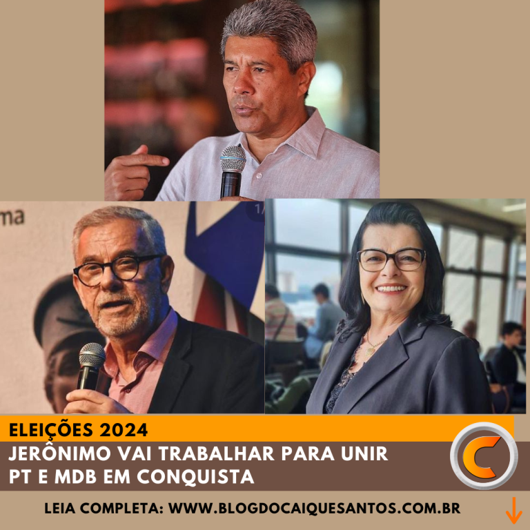Jerônimo vai trabalhar para unir PT e MDB em Conquista