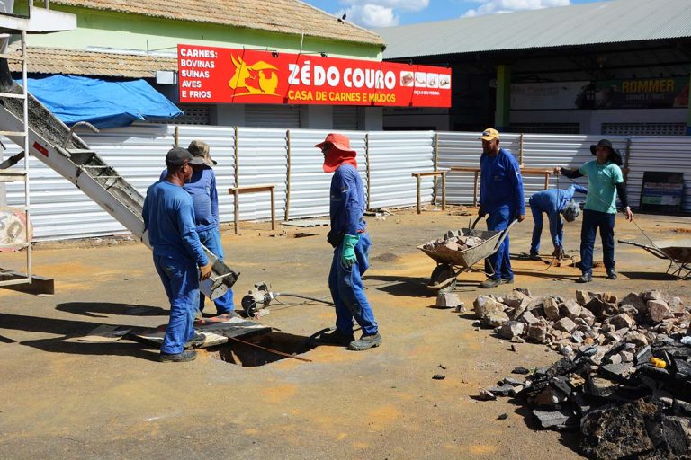 Prefeitura inicia etapa da revitalização da feirinha do Bairro Brasil