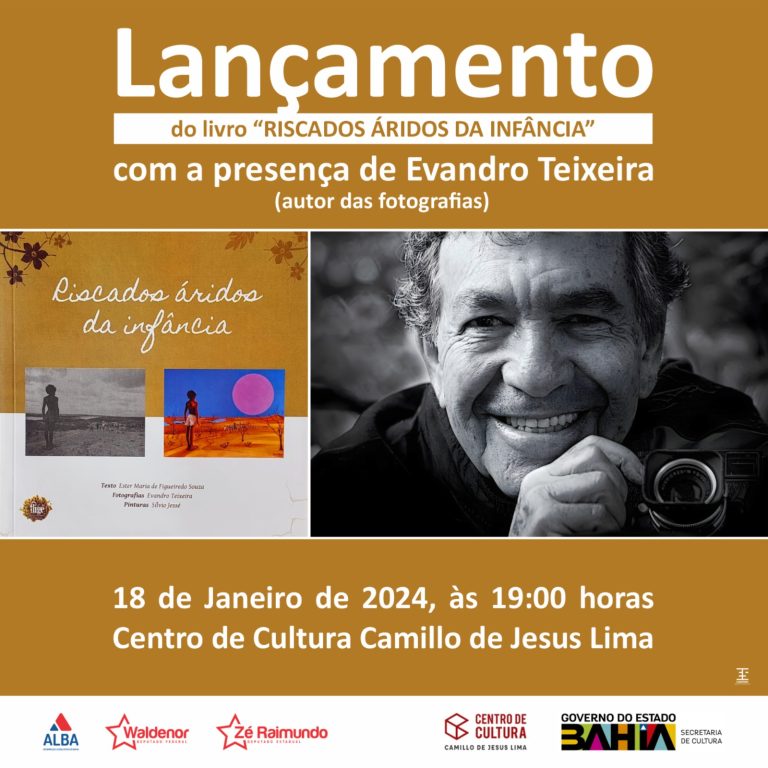 Lançamento do Livro “Riscados Áridos da Infância” retrata infância sertaneja através da lente de Evandro Teixeira