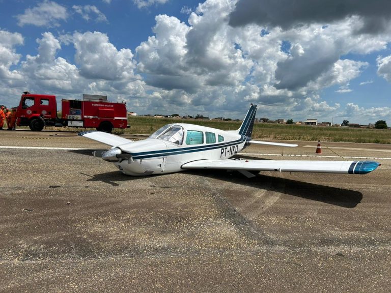 Polícia detalha pouso forçado de avião no antigo aeroporto de Vitória da Conquista