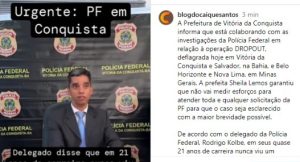 Operação DROPOUT: A nota da PF diz que o prefeito Herzem Gusmão orientou as investigações das suspeitas ainda no seu primeiro mandato, diz Sheila