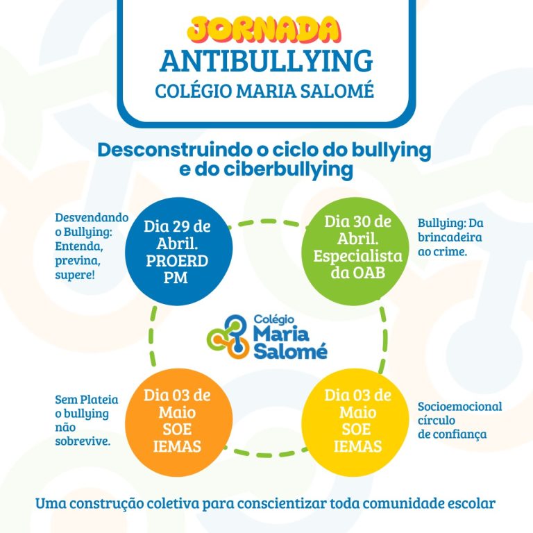 Jornada Antibullying do Colégio Maria Salomé tem participação da OAB e Polícia Militar