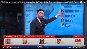 Vídeo: Sheila Lemos vence, mas ainda não é considerada eleita, diz comentarista da CNN