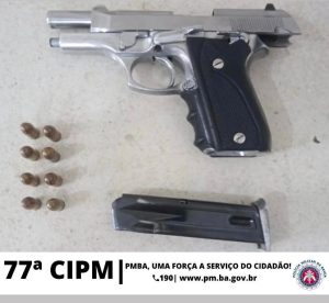 Homem é preso por porte ilegal de arma de fogo em posto de gasolina