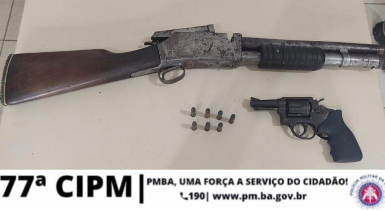 Polícia apreende armas e prende suspeito no Panorama, em Vitória da Conquista