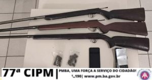 PM realiza prisão por posse ilegal de arma de fogo e posse de drogas em Vitória da Conquista