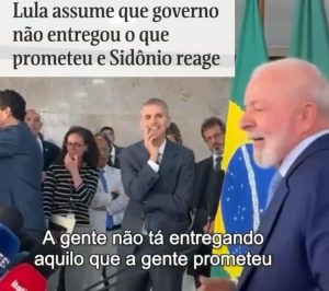 Lula admite que governo falhou e reação de Sidônio chama a atenção