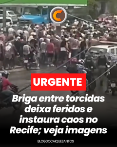 Pancadaria entre torcidas no Recife, assista vídeo