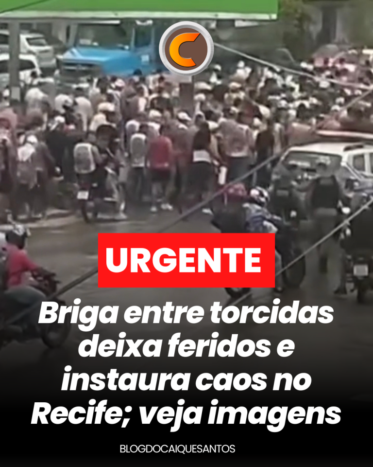 Pancadaria entre torcidas no Recife, assista vídeo