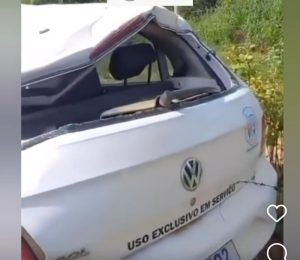 Vereador Bibia sofre acidente na zona rural