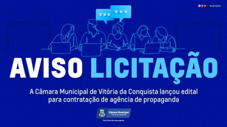 Câmara lança edital para contratação de agência de publicidade