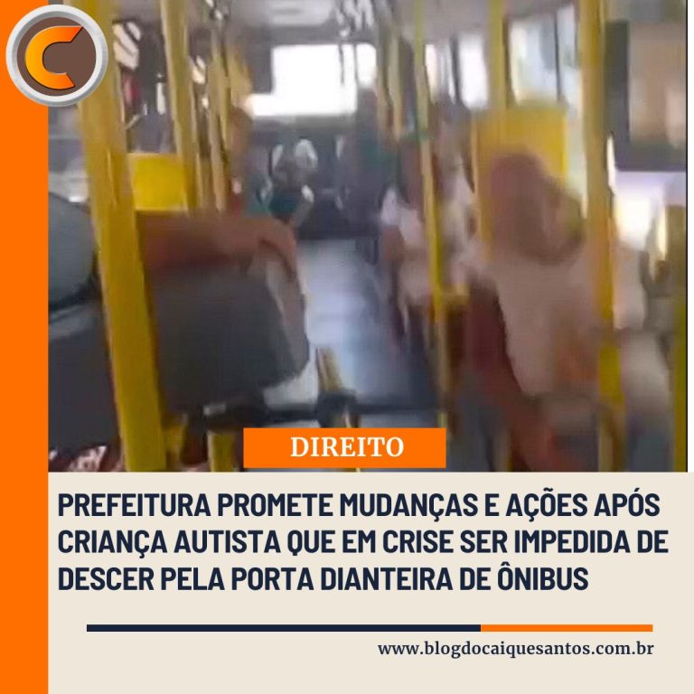 Prefeitura promete ações após denúncia envolvendo criança autista impedida de descer pela porta dianteira de ônibus