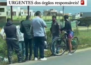 Acidente com motociclista na Estrada da Barra, VEJA VÍDEO