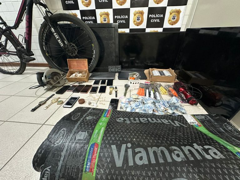 Polícia Civil prende grupo que realizava furtos, receptação e tráfico em Vitória da Conquista