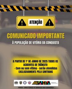 Esquadrão Falcão emite aviso importante aos motoristas de Vitória da Conquista