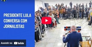 Presidente Lula conversa com jornalistas na manhã desta terça (03), assista coletiva completa