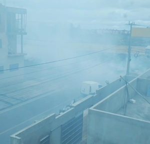 Moradores do Boa Vista denunciam queimada tóxica feita por comerciantes de fogos