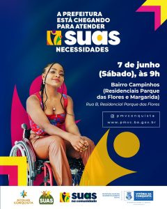 Suas na Comunidade atende moradores dos residenciais Margarida e Parque das Flores neste sábado, 7