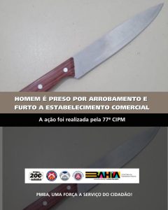 Homem com mais de 10 passagens é preso por arrombamento e furto no centro de Vitória da Conquista