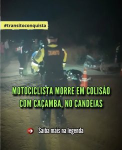 Urgente: Motociclista morre ao bater em caminhão-caçamba no Candeias